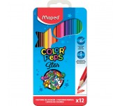 ЦВЕТНИ МОЛИВИ MAPED COLOR PEPS 12 ЦВ.МЕТ.КУТИЯ