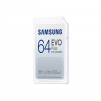 Карта памет Samsung EVO Plus, SD Card, 64GB, Бяла