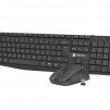 Natec Set 2 in 1 Keyboard Black Squid + Mouse Wireless US Layout