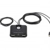Превключвател ATEN US224, 2 компютъра към 4 USB периферни устройства