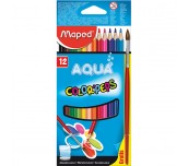 ЦВЕТНИ МОЛИВИ MAPED COLOR PEPS 12 ЦВЯТА + ЧЕТКА FREE