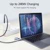 Кабел ACT USB-C - USB-C, 0.8 м / USB4, 40Gbps, 240W, сертифициран USB-IF