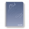ТЕТРАДКА СПИРАЛА B&W CLUB EXCLUSIVE А4 80Л 2 ТЕМИ