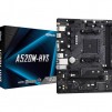 Дънна платка ASRock A520M-HVS, Socket AM4, mATX, 2xDDR4, M.2 NVMe