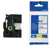 Brother TZe-FX251 Tape Black on White, Flexible ID, 24mm, 8m