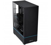 Кутия Lian-Li SUP01X Mid-Tower, Tempered Glass, Черна