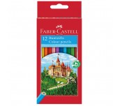 ЦВЕТНИ МОЛИВИ FABER-CASTELL ЗАМЪК 12 ЦВЯТА