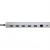 ATEN Докинг 11-in-1 USB-C Multiport Dock + Power Pass-Through, 2 x HDMI, LAN,3.5mm, USB-C, SD Card , microSD, 3 x USB 3.2