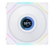 Комплект 3 броя Вентилатор Lian Li UNI FAN TL LCD 120mm - White