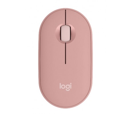Logitech Pebble Mouse 2 M350s - TONAL ROSE - BT - N/A - EMEA-808 - DONGLELESS