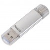 USB памет HAMA Тип USB-C/USB-A 3.0 Laeta, 32GB, 40 MB/s, silver