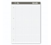БЛОКНОТ BLACK&WHITE БЯЛ КАРЕ А4 50Л
