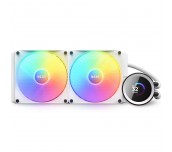 Охладител за процесор NZXT Kraken 280 RGB White, LCD Display