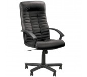 ДИРЕКТОРСКИ ОФИС СТОЛ BOSS ЕСТЕСТВЕНА  КОЖА ЧЕРЕН