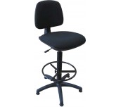 РАБОТЕН СТОЛ PLUTON + RING BASE ЕКО КОЖА ЧЕРЕН