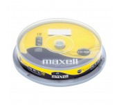 CD-RW MAXELL 700MB 12X ШПИНДЕЛ 10 БР