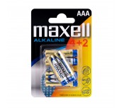 Алкална батерия MAXELL LR03 AAA 1,5V /4+2 бр. в опаковка