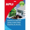 ЕТИКЕТИ ПРИНТЕРНИ APLI МАТОВО БЕЛИ Ф40 24БР
