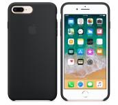 Apple iPhone 8 Plus/7 Plus Silicone Case - Black