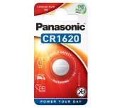 Бутонна батерия PANASONIC CR-1620, 3V, Литиева