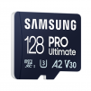 Карта памет Samsung PRO Ultimate, microSDXC, UHS-I, 128GB, Адаптер