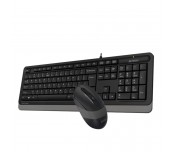 К-Т КЛАВИАТУРА+МИШКА A4TECH FSTYLER F1010 USB СИВ
