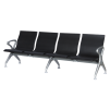 ПОСЕТИТЕЛСКА ПЕЙКА С 4 МЕСТА CR-1035-4 - ЧЕРНА