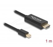 Delock Кабел пасивен mini DisplayPort 1.1 към HDMI, 1 m