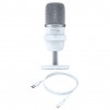 Настолен микрофон HyperX SoloCast, USB, Бял