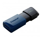 ФЛАШ ПАМЕТ KINGSTON DT EXODIA M 64GB USB 3.2 СИН