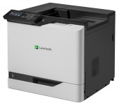 Color Laser Printer Lexmark CS820de - Duplex; A4; 1200 x 1200 dpi; 57 ppm; 1024 MB; capacity: 650 sheets; USB 2.0; Gigabit LAN; Maximum Monthly Duty Cycle 200000 pages per month