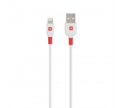Кабел Skross, Lightning - USB-A 2.0 мъжко, 1.2 м, Бял