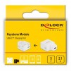Модул Delock, USB-C порт за зареждане, За монтаж на панел Keystone