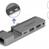 Докинг станция Delock for MacBook Pro / MacBook Air Thunderbolt™ 4, 5K Резолюция / 100 W PD / 10 Gbps Hub / LAN / Audio