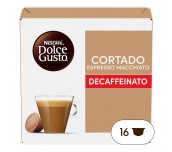 КАФЕ КАПСУЛИ NESCAFE DOLCE GUSTO CORTADO ESPRESSO MACCHIATO DECAFFEINATO 16БР.