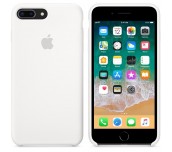 Apple iPhone 8 Plus/7 Plus Silicone Case - White
