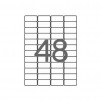 ЕТИКЕТИ APLI 45.7Х21.2ММ 48БР/ЛИСТ 20Л БЕЛИ
