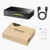 Суич Cudy GS1005PTS1, 5 портов, 10/100/1000, PoE+ Switch 120W, 1 SFP Slot