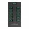 RGB хъб Delock, 10 портов ARGB LEDs, Черен