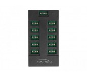 RGB хъб Delock, 10 портов ARGB LEDs, Черен