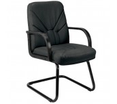 ПОСЕТИТЕЛСКИ СТОЛ MANAGЕR ЕСТЕСТВЕНА КОЖА ЧЕРЕН