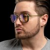 Геймърски очила GUNNAR Fallout Vault 33 Gunmetal/Olive - Amber