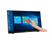 Тъч монитор HANNSPREE HT225HPB, LED, 21.5 inch, Wide, Full HD, Display Port, VGA, HDMI, Черен