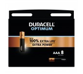 Алкална батерия DURACELL OPTIMUM MX2400 LR03 AAA /8 бр. в блистер/ 1.5V