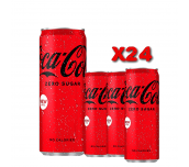 БЕЗАЛКОХОЛНО COCA COLA ZERO 24Х330МЛ. КЕН