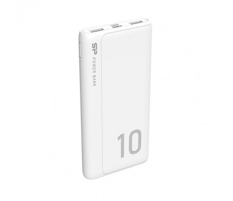 Външна батерия Silicon Power GP15 10000 mAh, Бяла