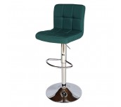 БАР СТОЛ CALIPSO 12 ДАМАСКА ТЪМНОЗЕЛЕН