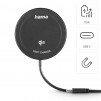 HAMA Безжично зарядно устройство Qi2, 15 W, черно, за Apple