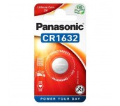 Батерия литиева CR1632 3V  PANASONIC, 1 бр. блистер /цена за 1 бр./