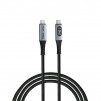 Verbatim Sync & Charge USB-C to USB-C 240W 40 Gbps Display 120 cm
